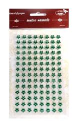 Stiker z 112 samoprzylepnymi kryształkami wielkości 8 mm. Rodzaj : Kwiaty zielone . Kod towaru : NT-KK 54 Stiker z 112 samoprzylepnymi kryształkami wielkości 8 mm. Rodzaj : Kwiaty zielone . Kod towaru : NT-KK 54